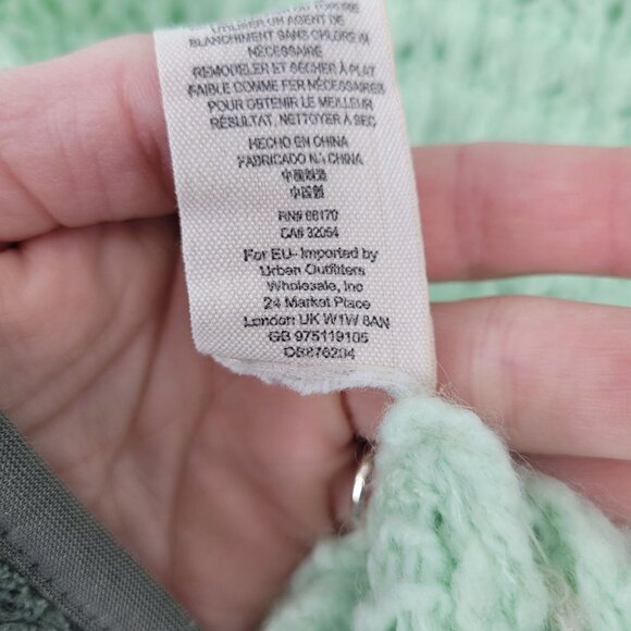 Free People womens medium Crashing Waves pullover open knit sweater wool blend - Picture 6 of 10